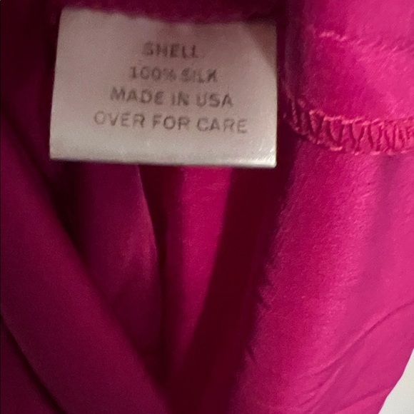 Silk dress 100% Elegant Pink Dress - Picture 8 of 8